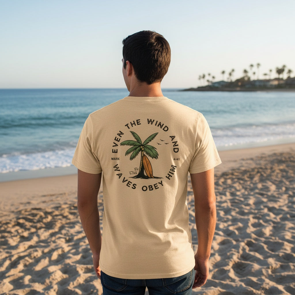 Be Still – Christian Beach Shirt | Faith Over Fear Apparel