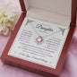 Daughter ~ Always Here In Your Heart ~ Love Knot Necklace