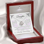 Daughter ~ Always Here In Your Heart ~ Love Knot Necklace