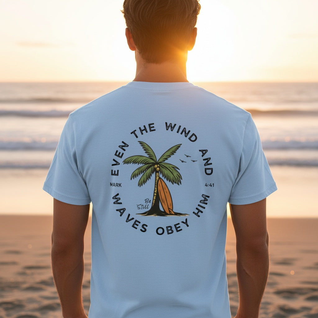 Be Still – Christian Beach Shirt | Faith Over Fear Apparel