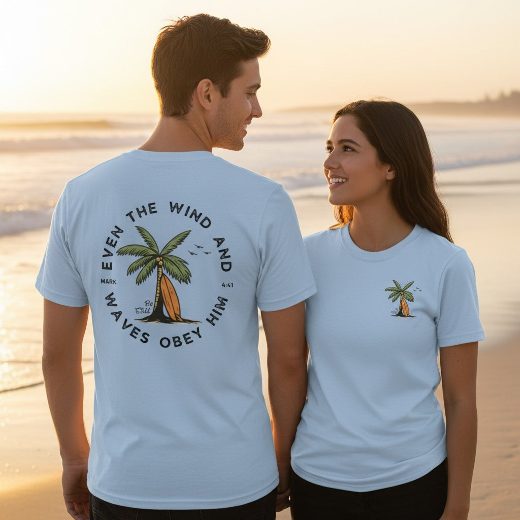 Be Still – Christian Beach Shirt | Faith Over Fear Apparel