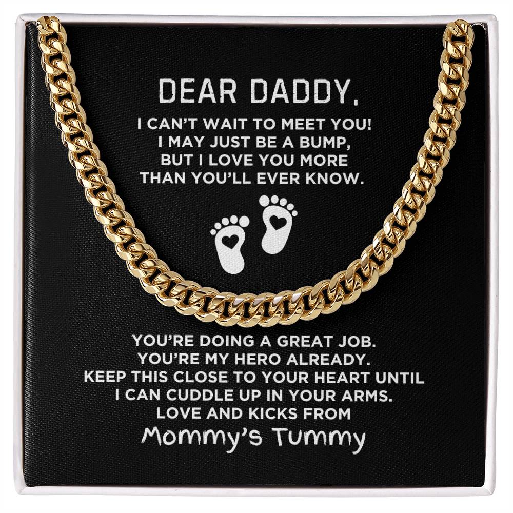 Dear Daddy, from Mommy's Tummy BW