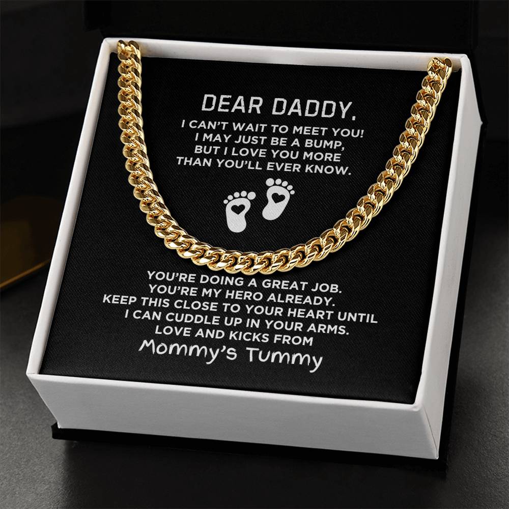 Dear Daddy, from Mommy's Tummy BW
