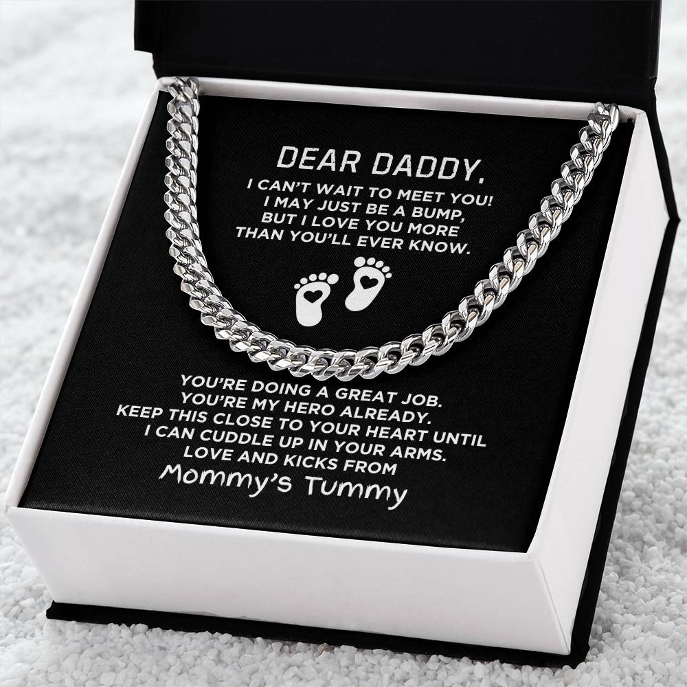 Dear Daddy, from Mommy's Tummy BW